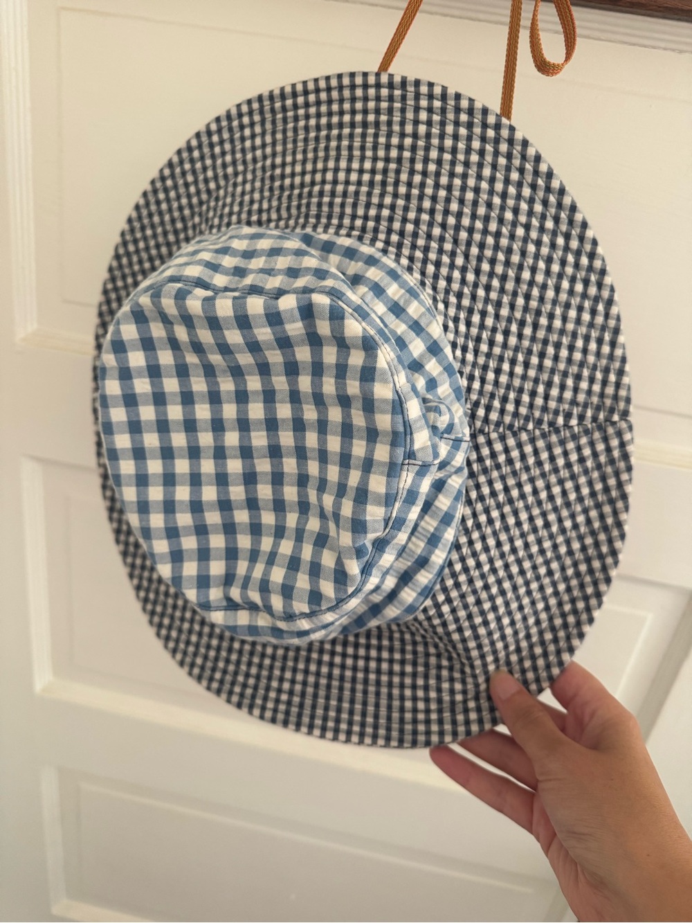 Kasmaria Gingham Bucket Hat - Casual Sun Hat